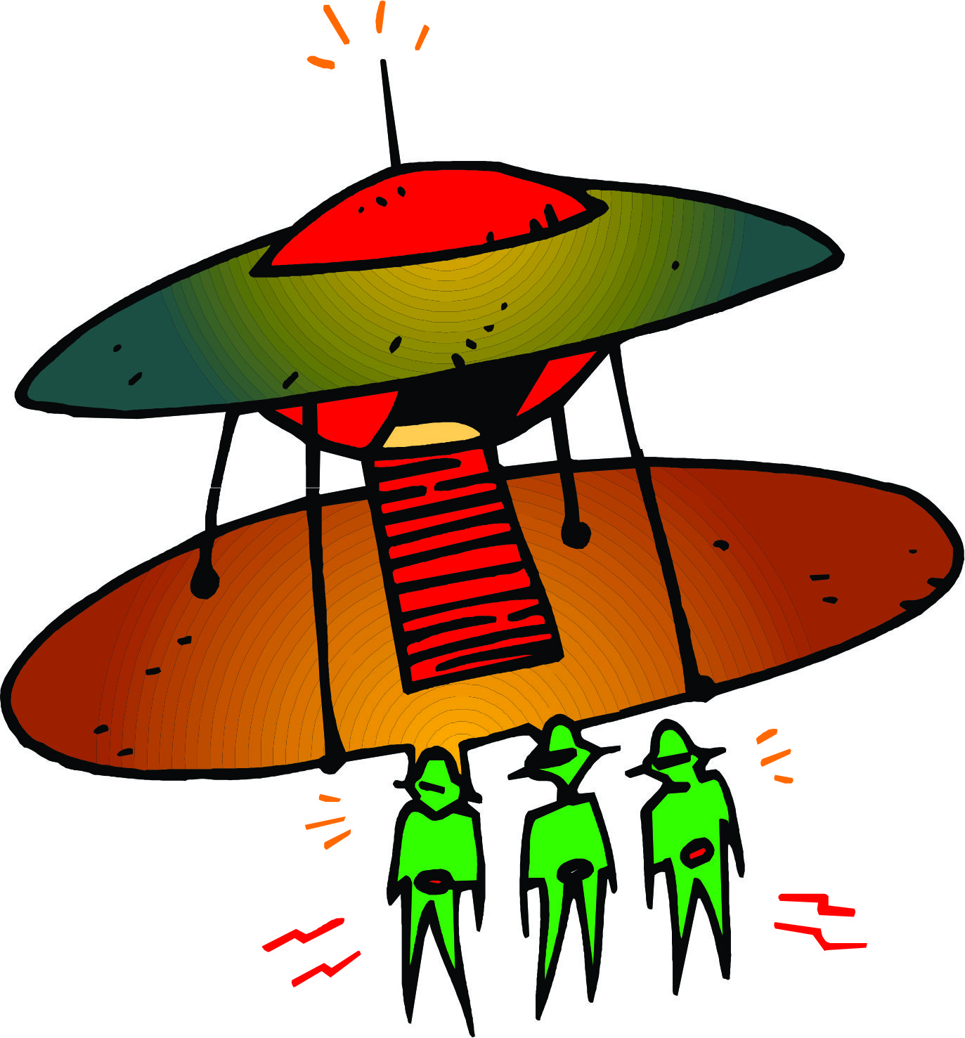 Alien Spaceship Cartoon - ClipArt Best