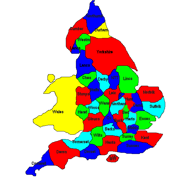 map of england showing counties - get domain pictures ...