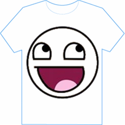 Epic Face Transparent, a T-Shirt by legendl - ROBLOX (updated 3/21 ...