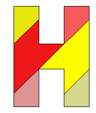 Letter H Puzzle Solution