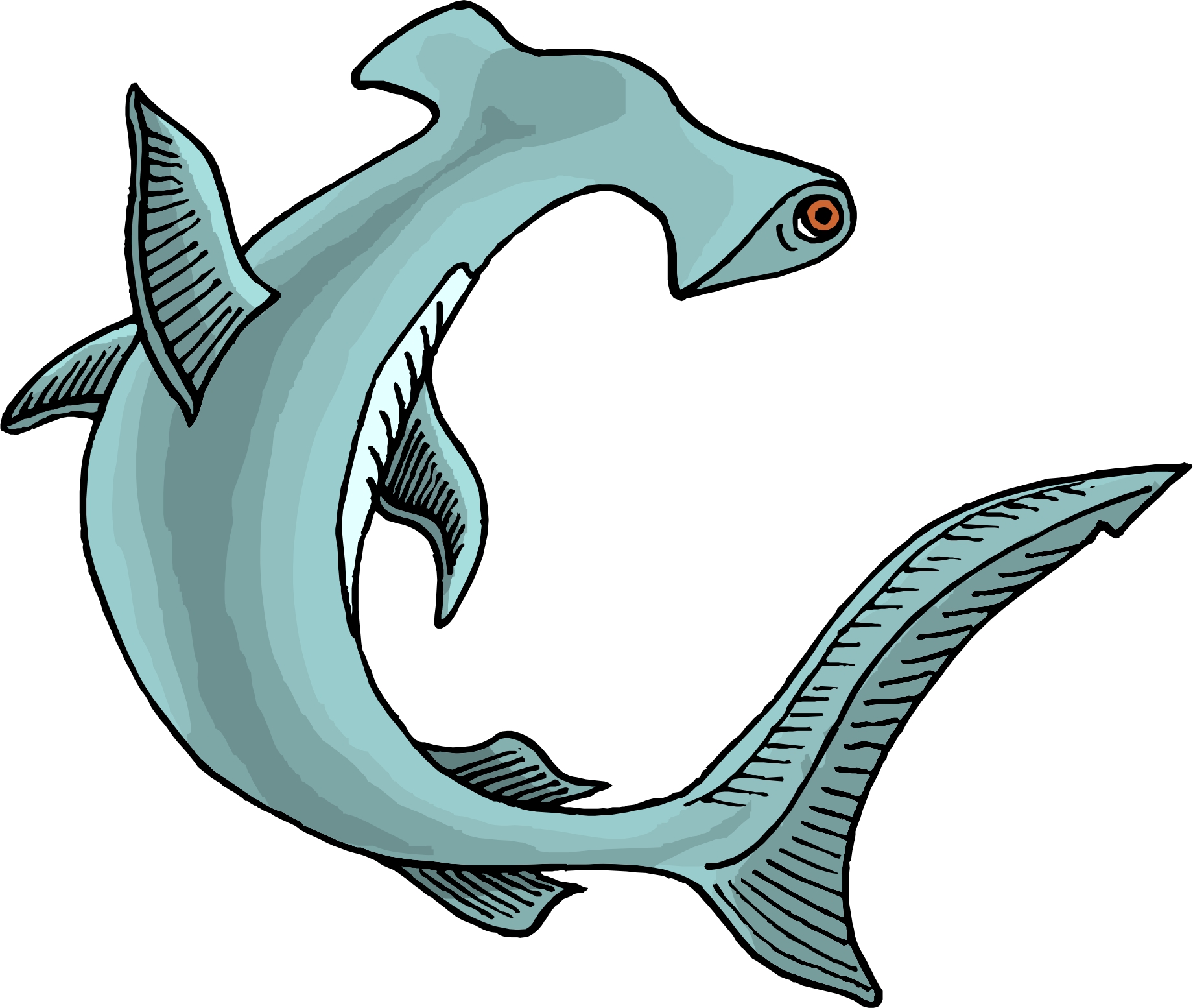 clipart cartoon shark - photo #40