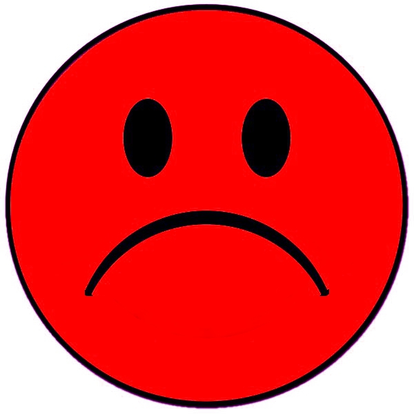 40+ Red Sad Face Clipart