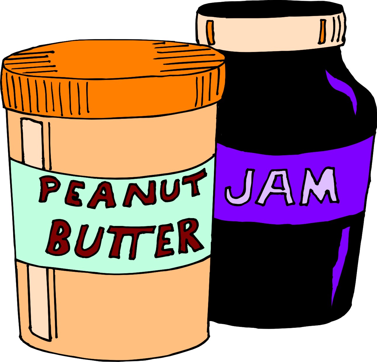 Peanut Butter And Jelly Clipart - Free Clipart Images