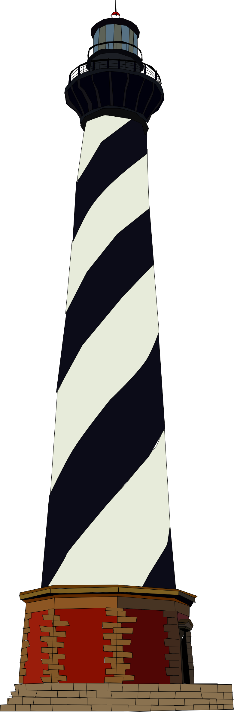 Cape hatteras lighthouse clipart