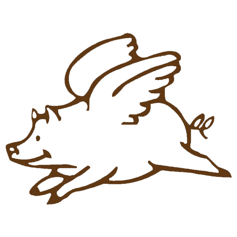 when pigs fly clipart - photo #14