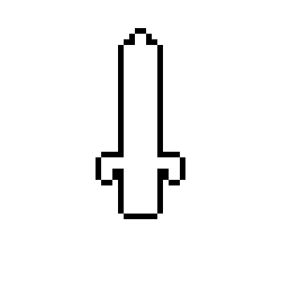 piq - pixel art | "NES Zelda sword template" [100x100 pixel] by ...