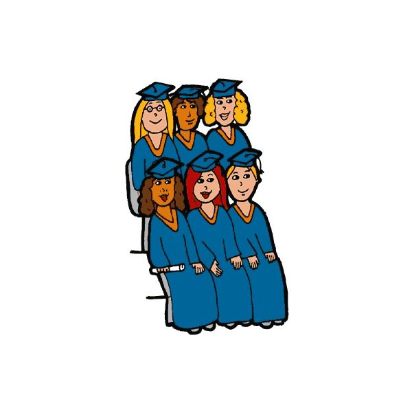 392 views Graduation Animated Clip Art