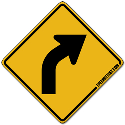 Right Curve | Warning Road Signs