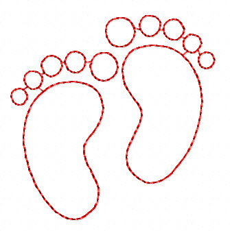 Outline Of A Foot - ClipArt Best