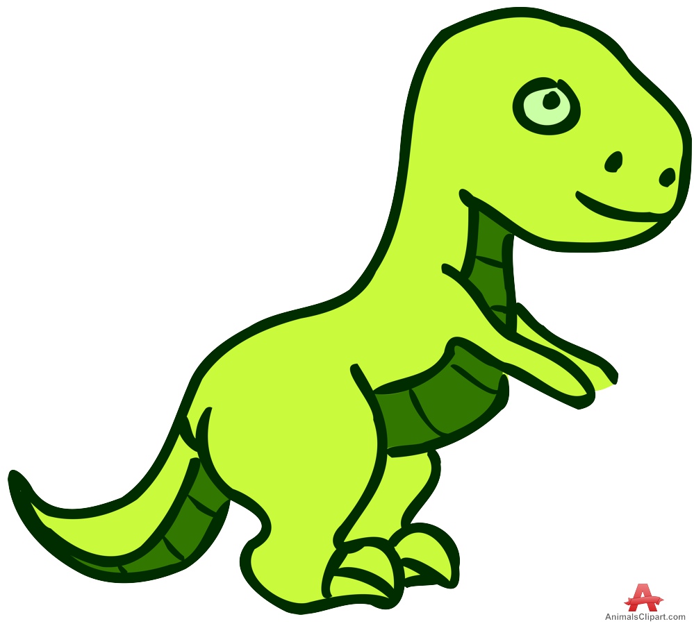 Cute Tyrannosaurus Rex Cartoon Clipart | Free Clipart Design Download