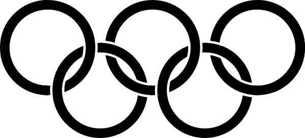 Olympic ring clipart