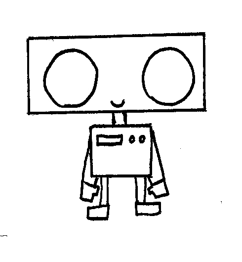 robot clipart outline - photo #30