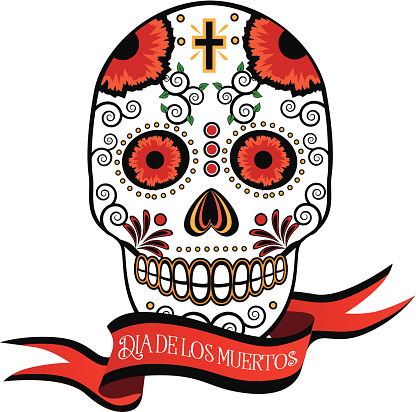 Sugar Skull Clip Art Clip Art, Vector Images & Illustrations