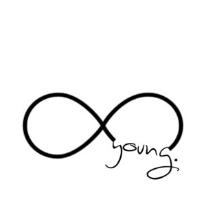 Forever Young Infinity Symbol Art Print - Polyvore