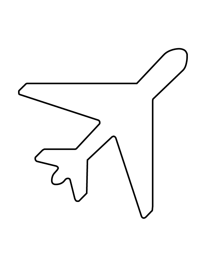 aeroplane-stencil-clipart-best