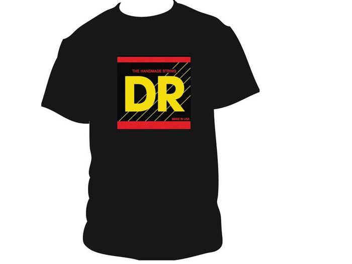 DR Logo T Shirt Large | DR Strings US