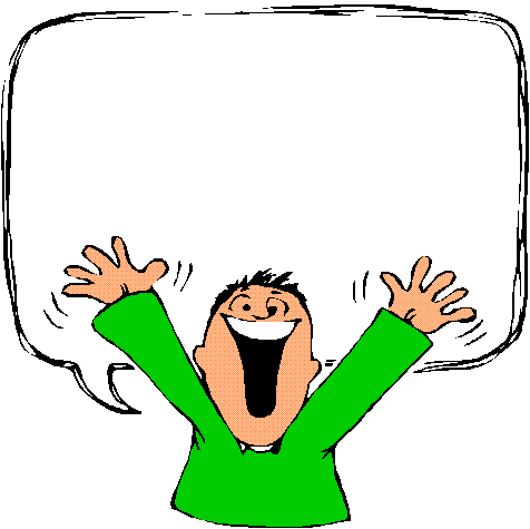Excited face clip art