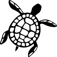 Turtle Outline Clipart