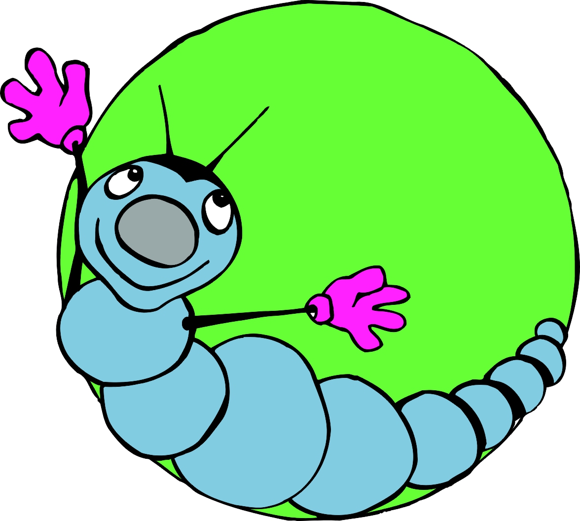 free cartoon worm clipart - photo #50