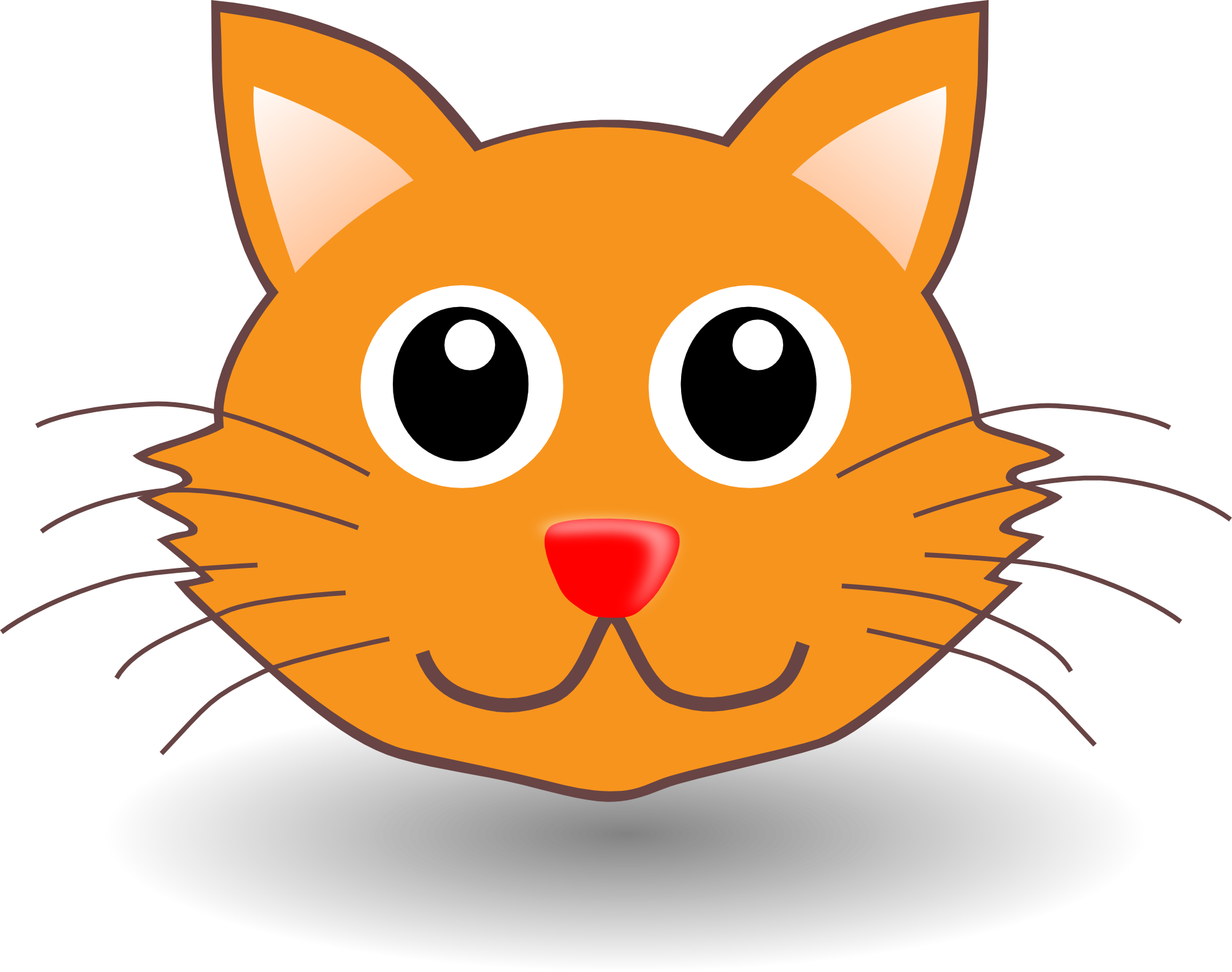 Cartoon Cat Face