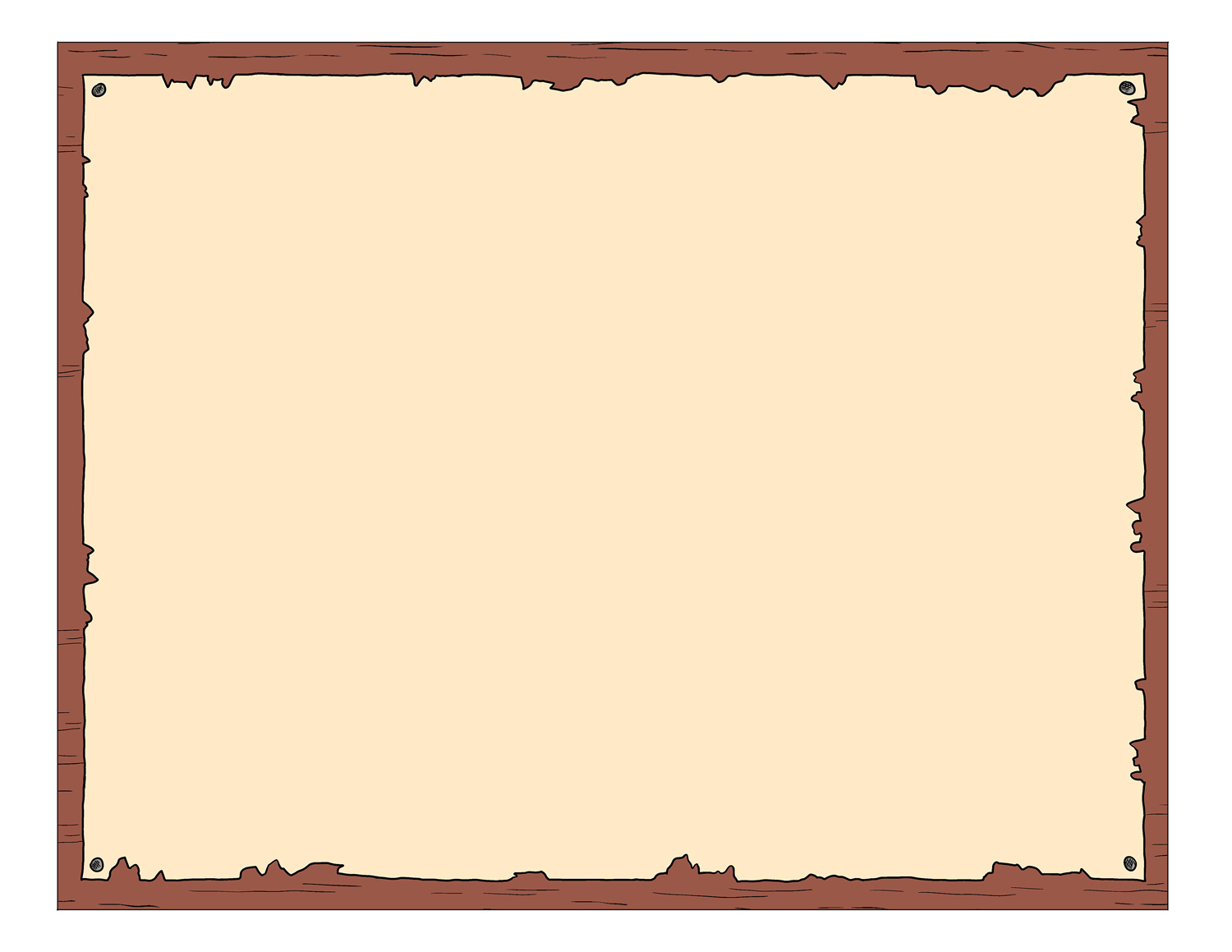 Pirate Map Border Template - ClipArt Best