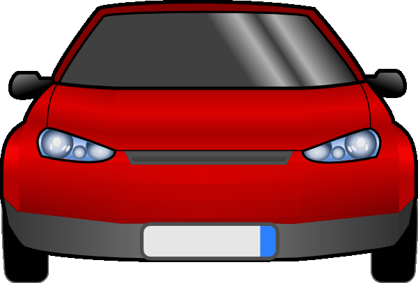 Back of a car clipart image #500