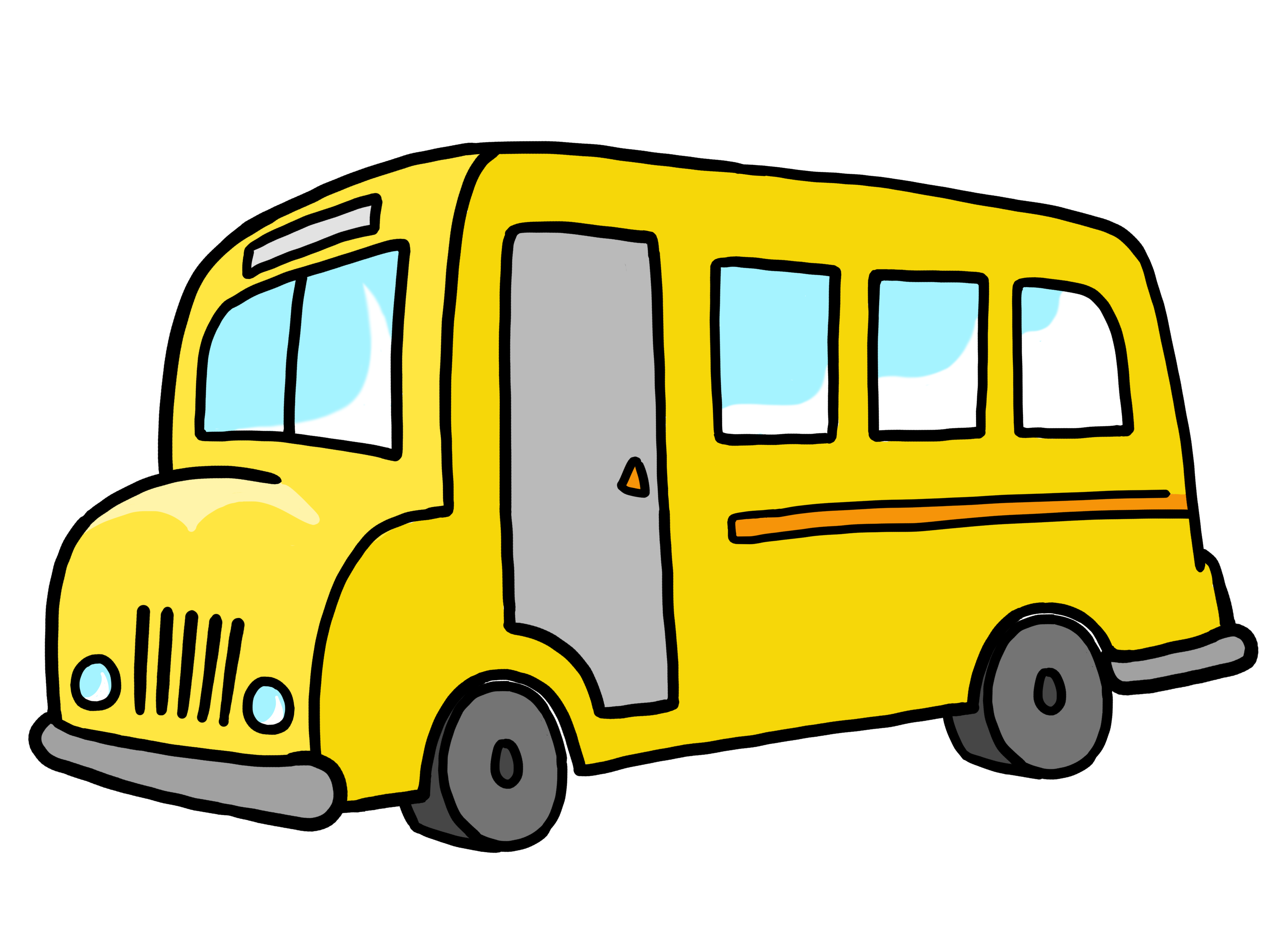 clipart yellow school bus