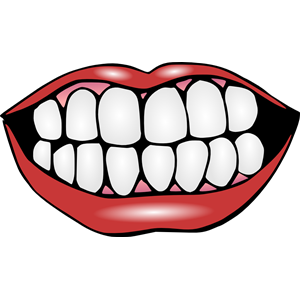 Mouth clipart with teeth