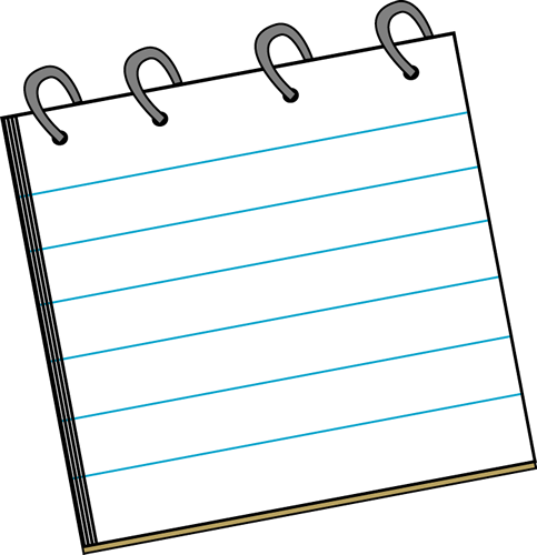 Lined Paper Clipart