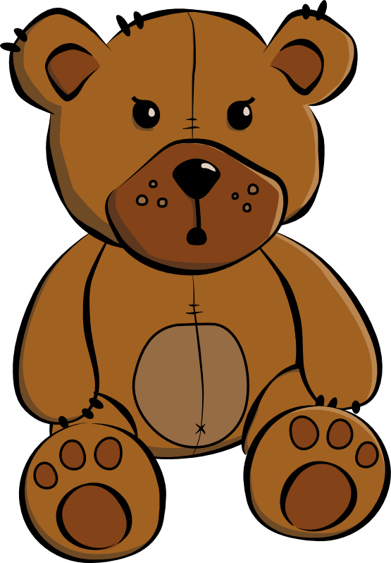 teddy bear face clip art - photo #15