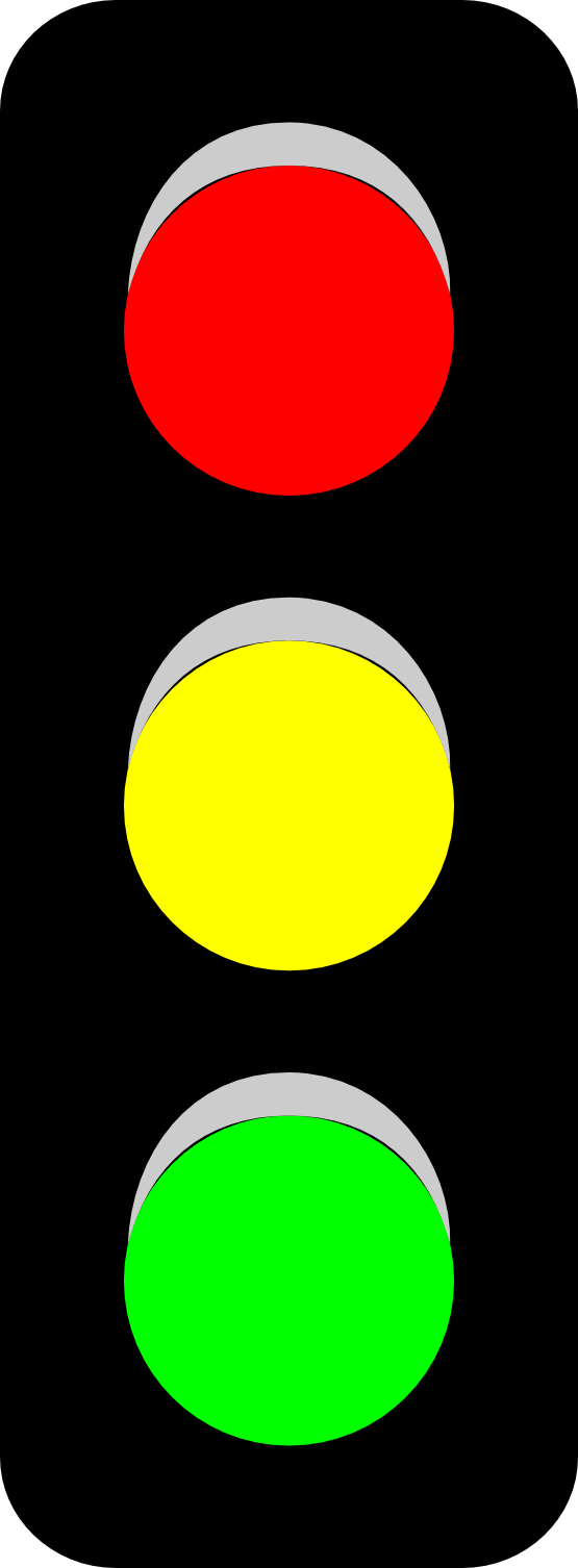 clipart traffic light yellow - photo #9