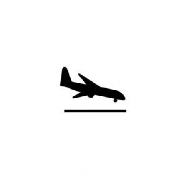 clipart plane landing - photo #2