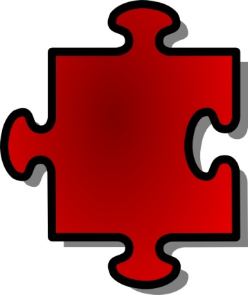 Jigsaw Red Puzzle Piece clip art - Download free Other vectors