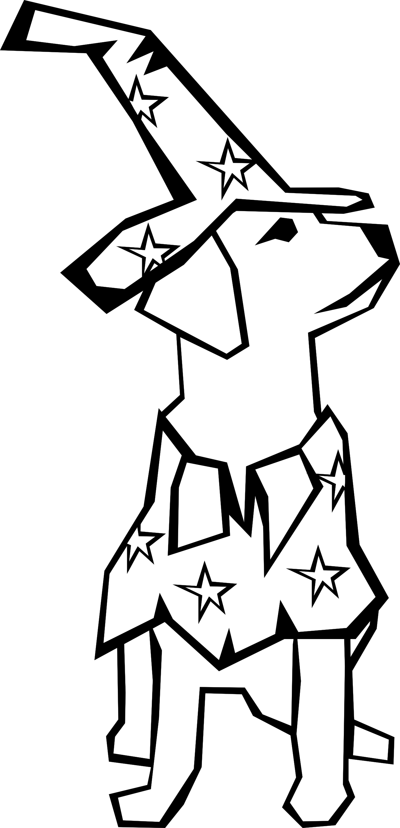 dog simple drawing 2 black white line art coloring ...