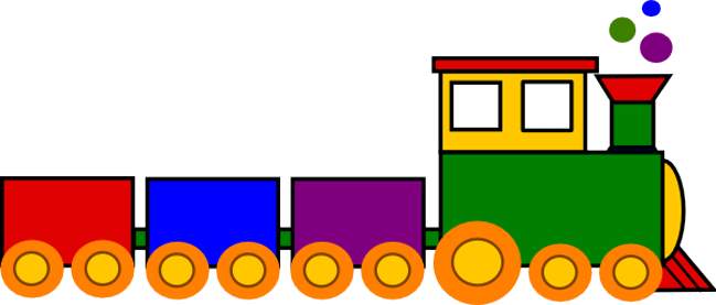 Toy train clip art - ClipartFox