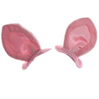 Amazon.com: Rubie's Costume Co Pig Ears On Clips Costume: Toys & Games