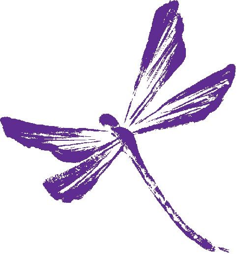 Simple dragonfly clipart