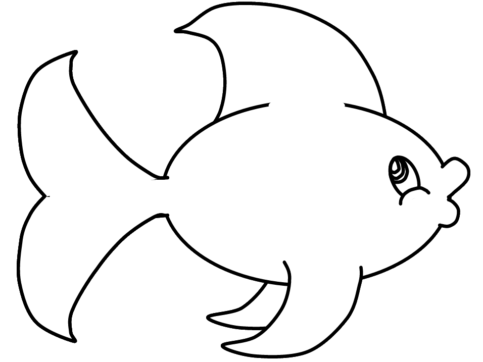 Basic Fish Stencil - ClipArt Best