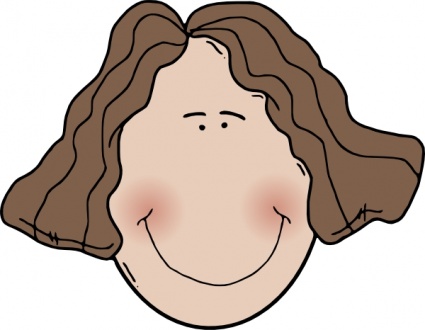 Old Lady Face Clipart