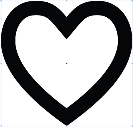 Black Outline Heart Symbol - ClipArt Best
