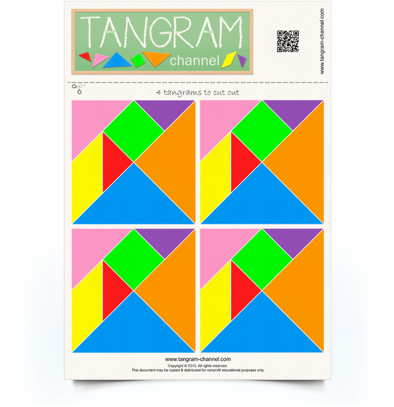 tangram printable  clipart best