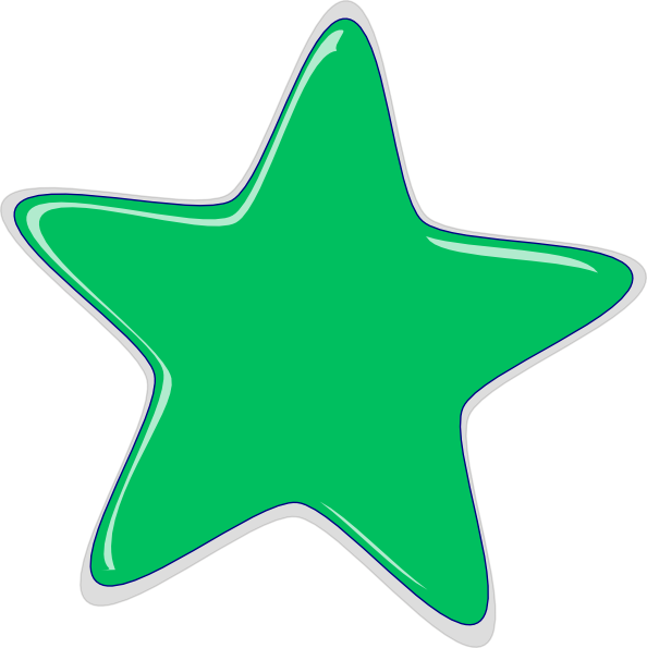 Green Star Clipart