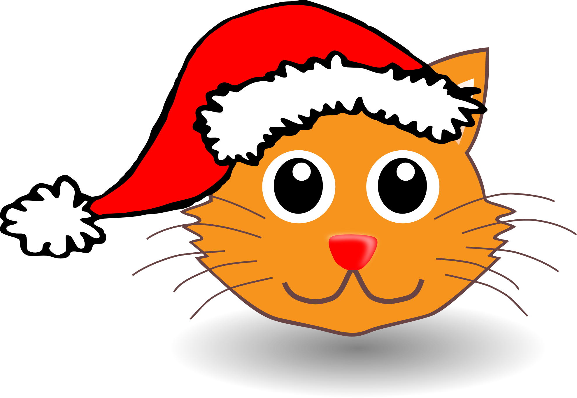 Cartoon Cat Face Clipart