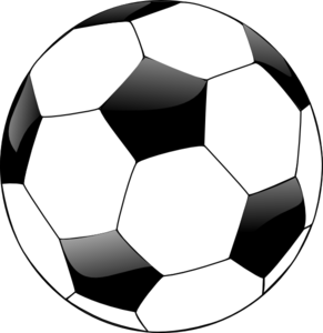 Soccer Clipart Black And White - Tumundografico