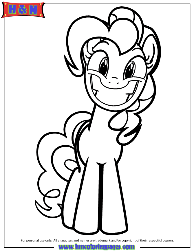 Pinkie Pie Coloring Page - AZ Coloring Pages
