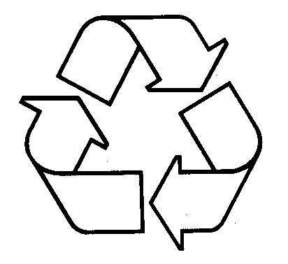 Recycling Black And White Clipart