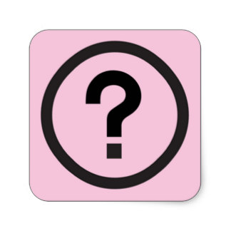 Question Mark Stickers | Zazzle