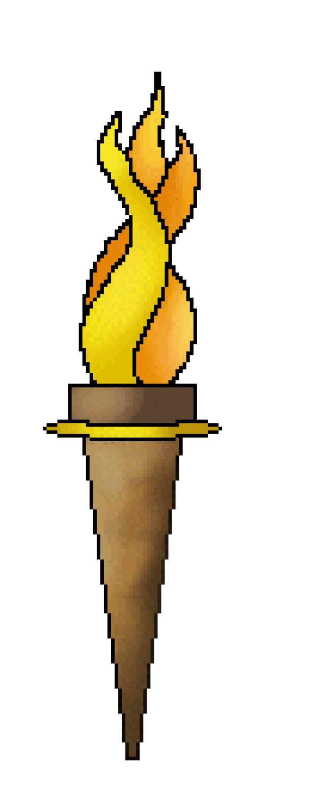 Olympic torch clipart free