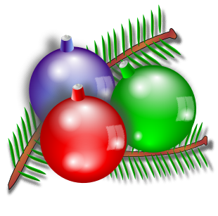 Clipart christmas decorations free