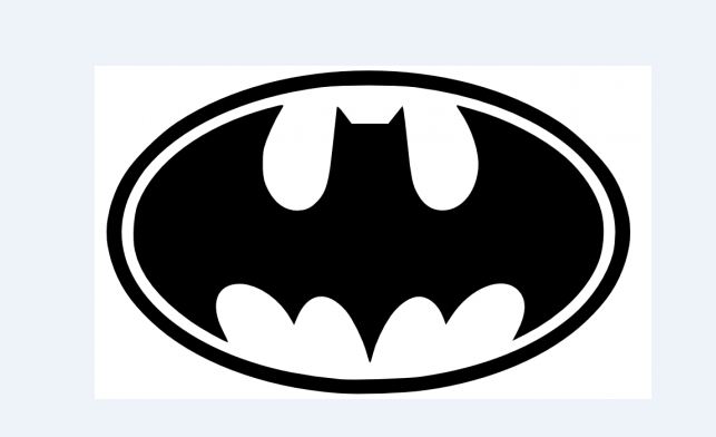 Bat Man Logo Black And White - ClipArt Best